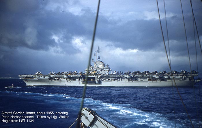 Entering Pearl Harbor Channel