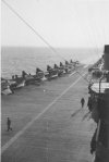 Flight Deck in caribbean 1954