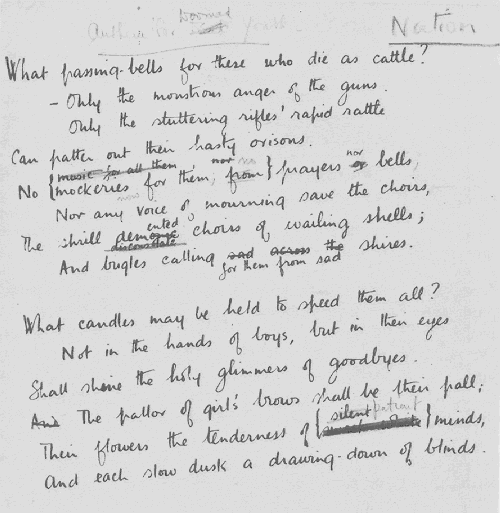 Anthem For Doomed Youth - Anthem For Doomed Youth Poem by Wilfred Owen